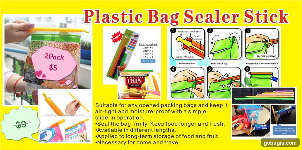 Plastic Bag Sealer Stick