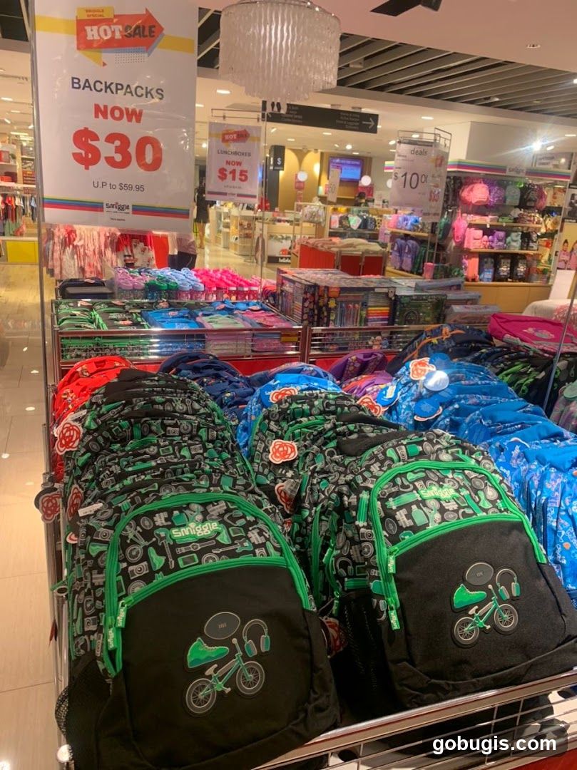 Backpacks and Lunchboxes Sale