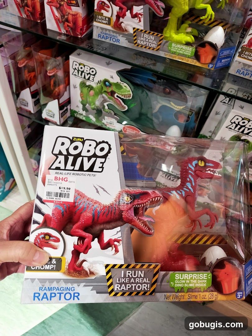 Robo Alive Rampaging Raptor Toy