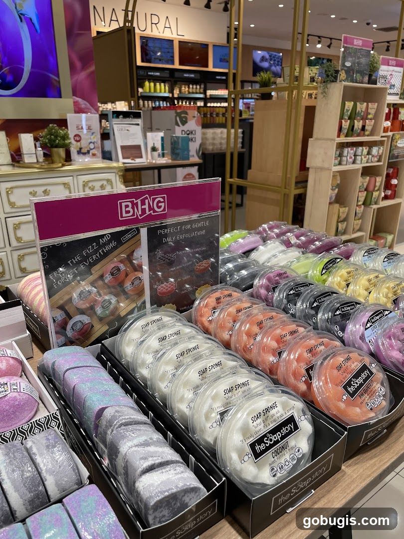 Soap Sponges Display