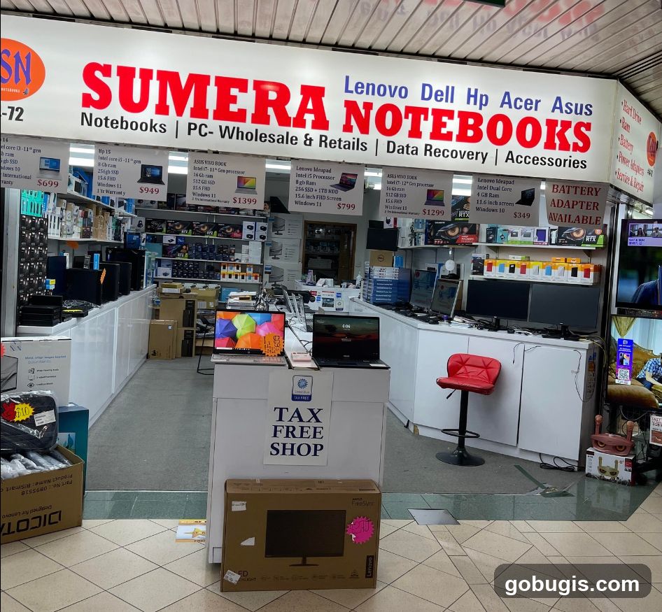 Computer Store Interior