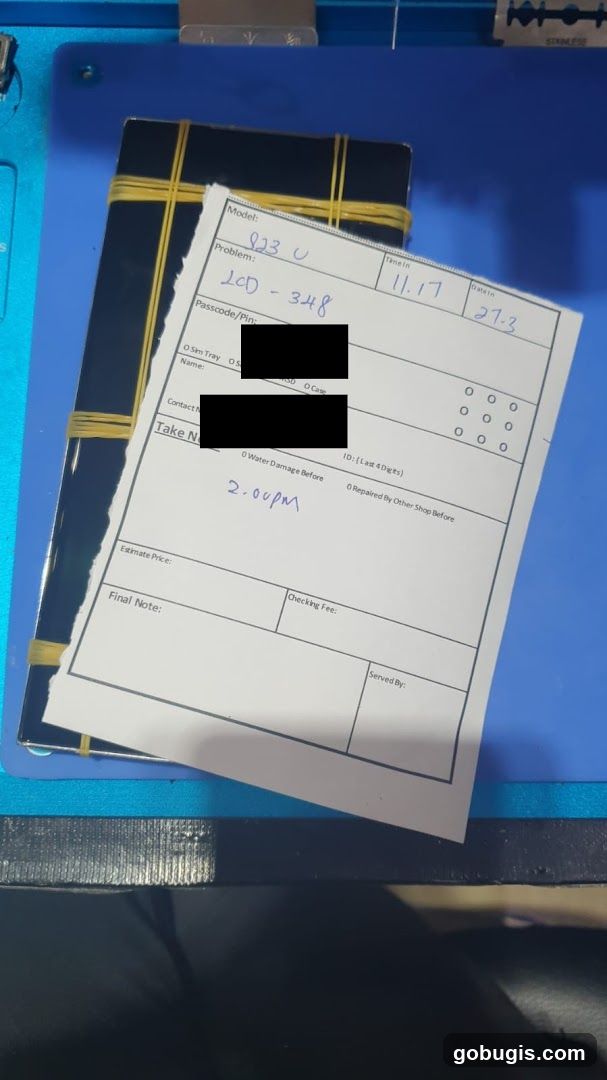 Repair Ticket