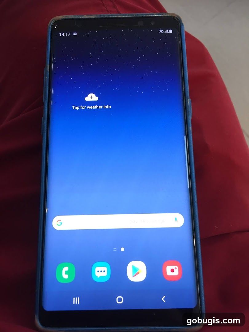 Smartphone home screen