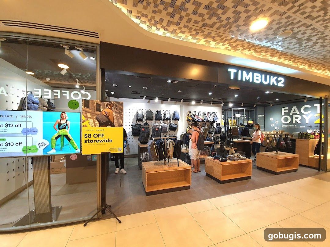 Timbuk2 Store Interior