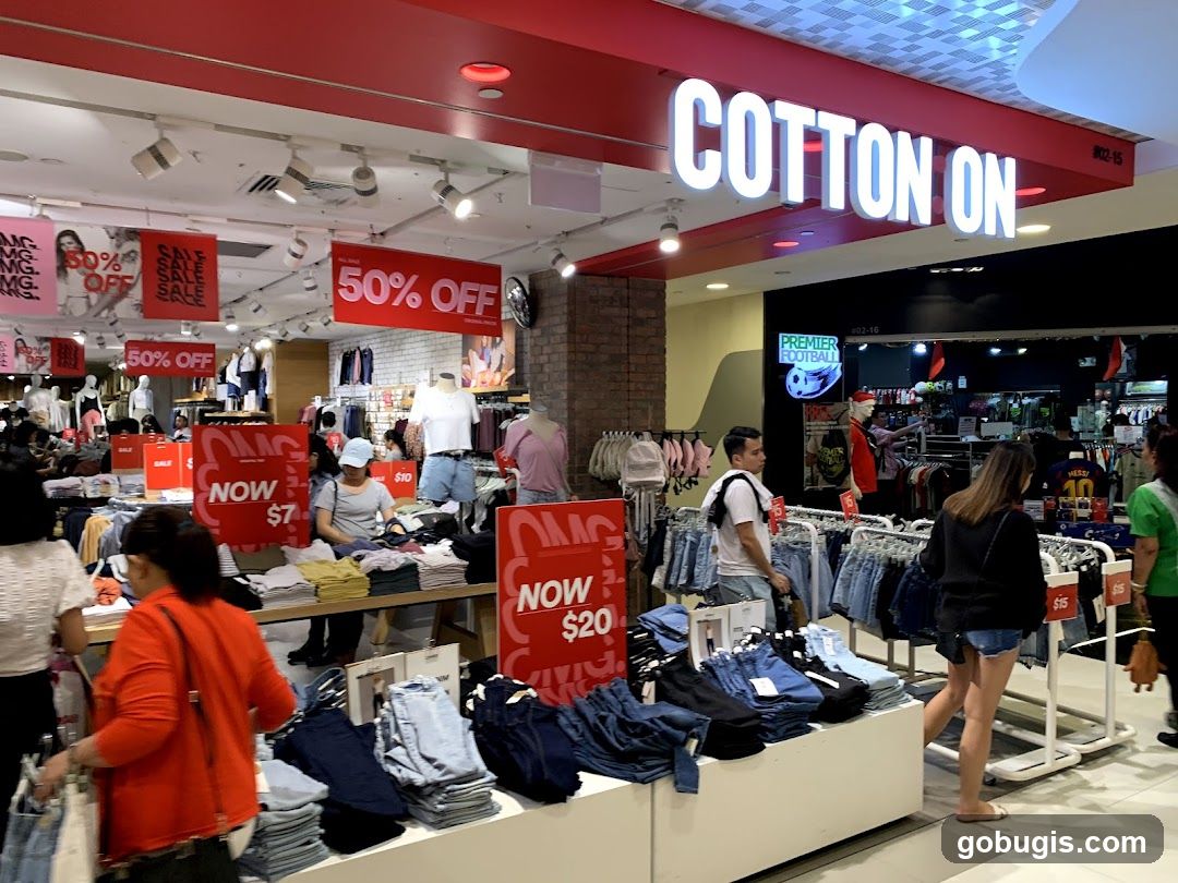 Cotton On Store Interior