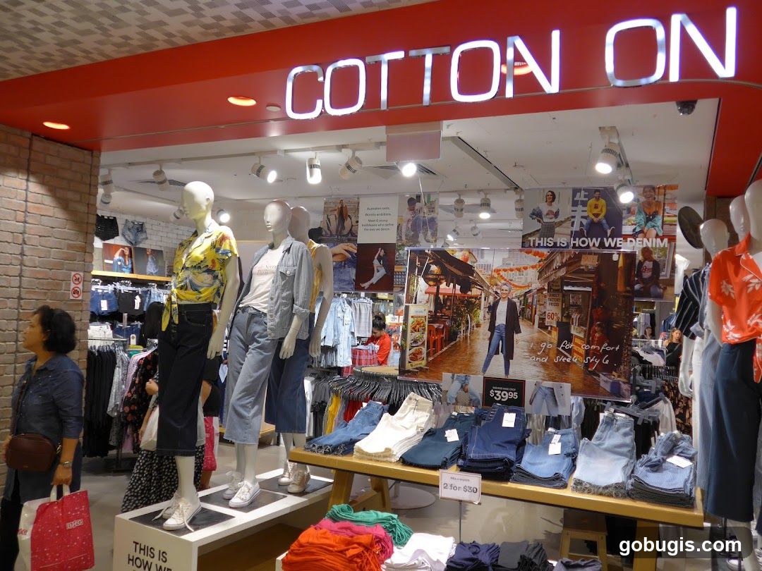 Cotton On Store Interior