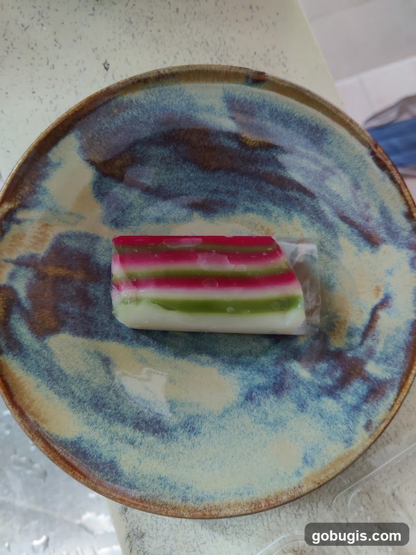 Layered Dessert on Plate