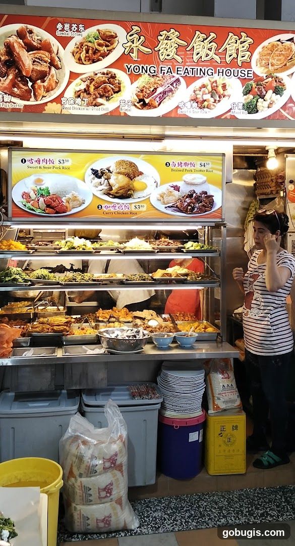Yong Fa Eating House Food Display