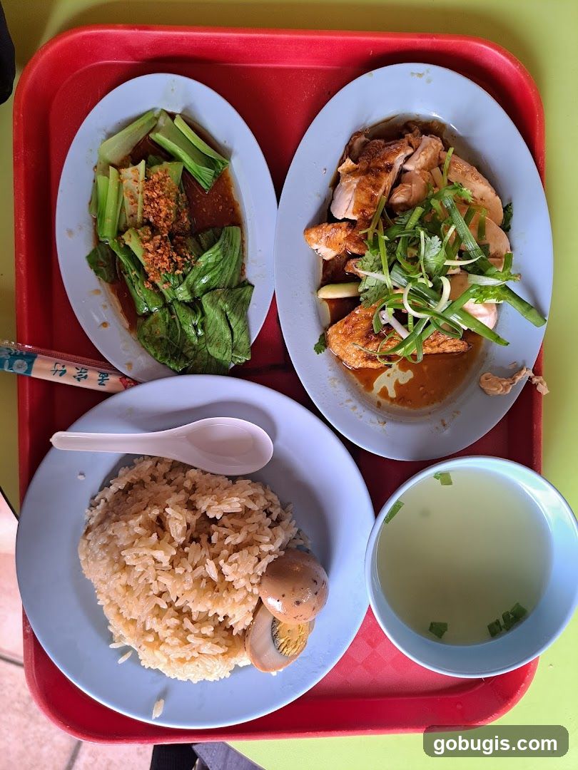 Hainanese Chicken Rice Meal