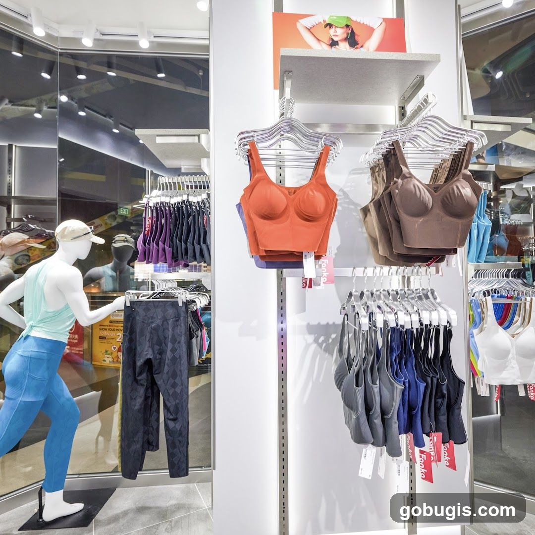 Athletic Apparel Display