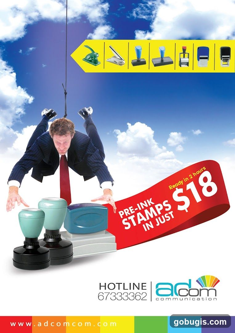 Pre-Ink Stamps Advertisement
