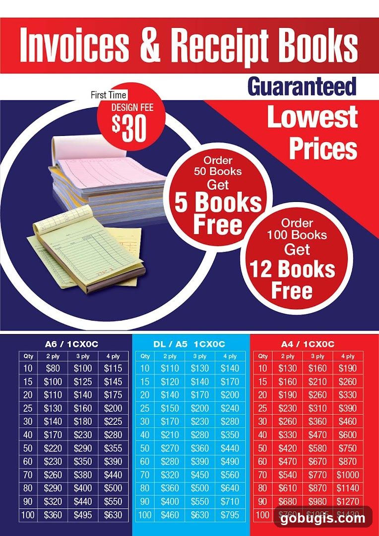 Invoices & Receipt Books