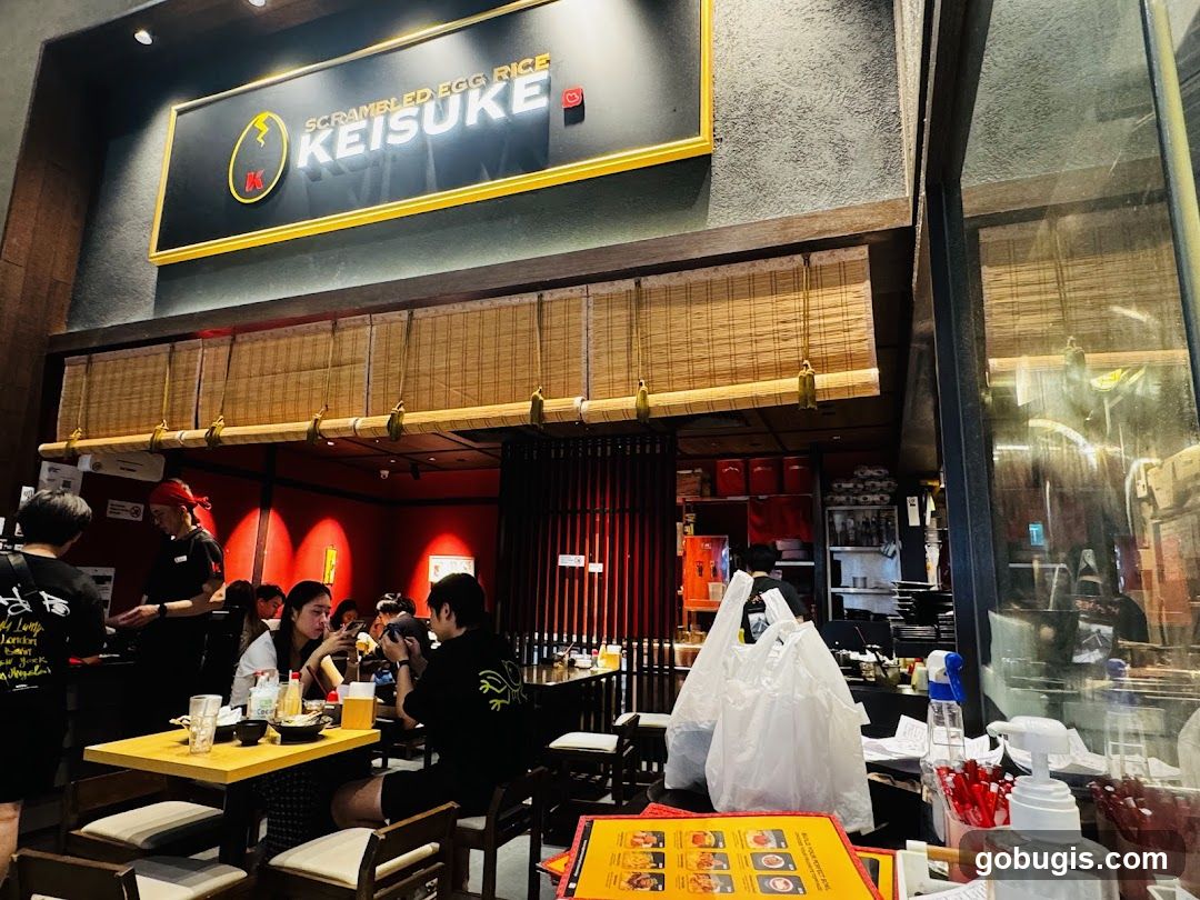 Restaurant Interior with Signage