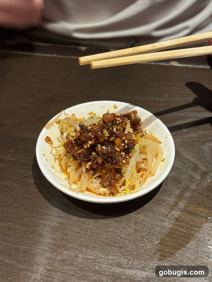 Spicy Bean Sprout Salad