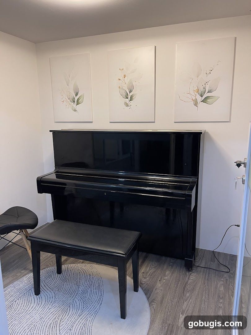 Piano and Artwork