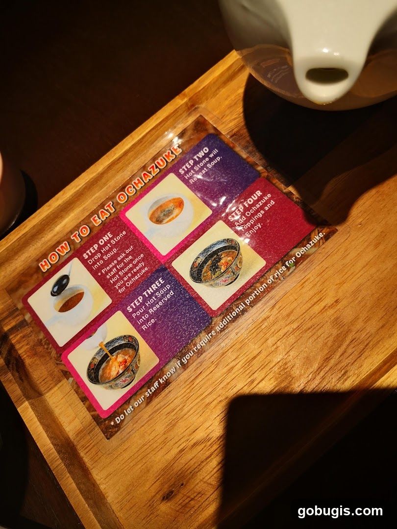 How to Eat Ochazuke Instructions