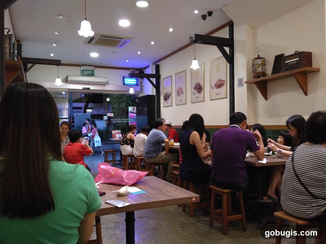 Restaurant Interior with Diners