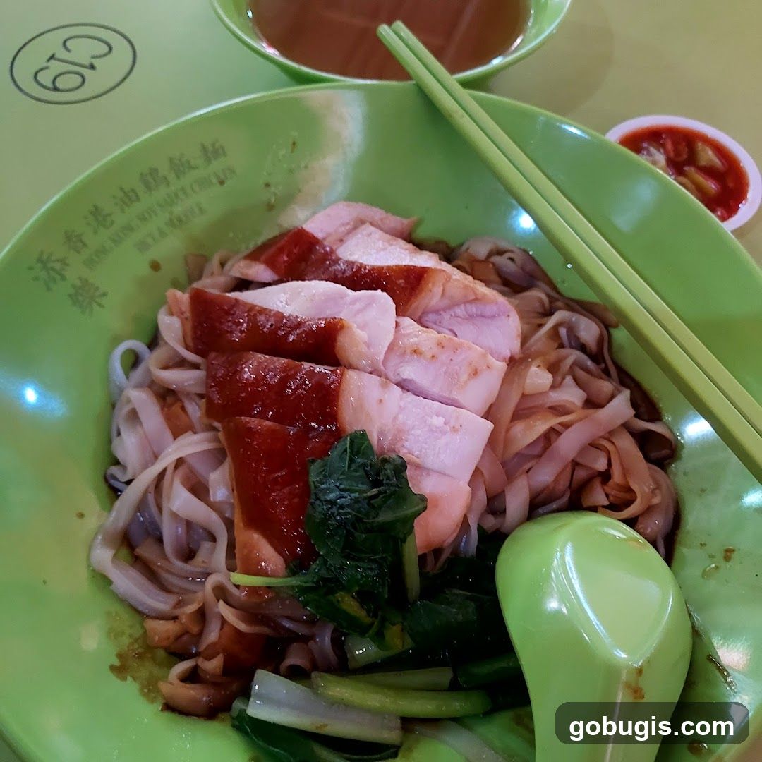 Soy Sauce Chicken Noodles