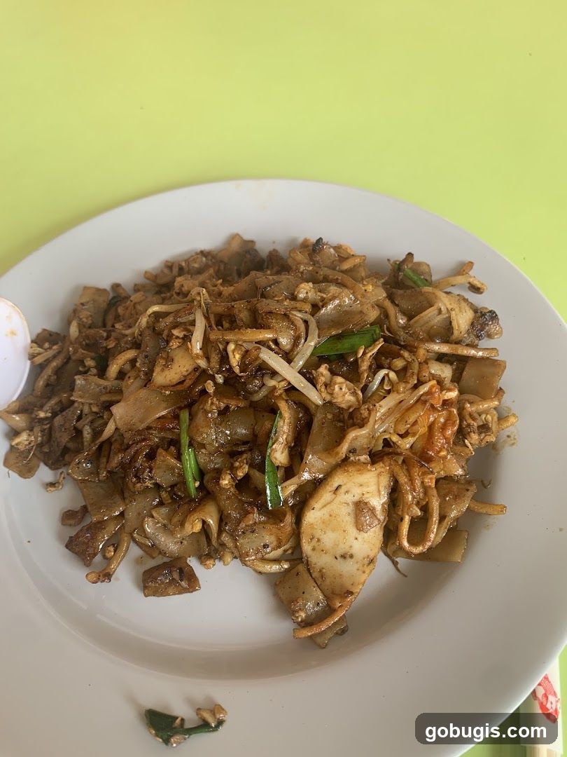 Plate of Char Kway Teow