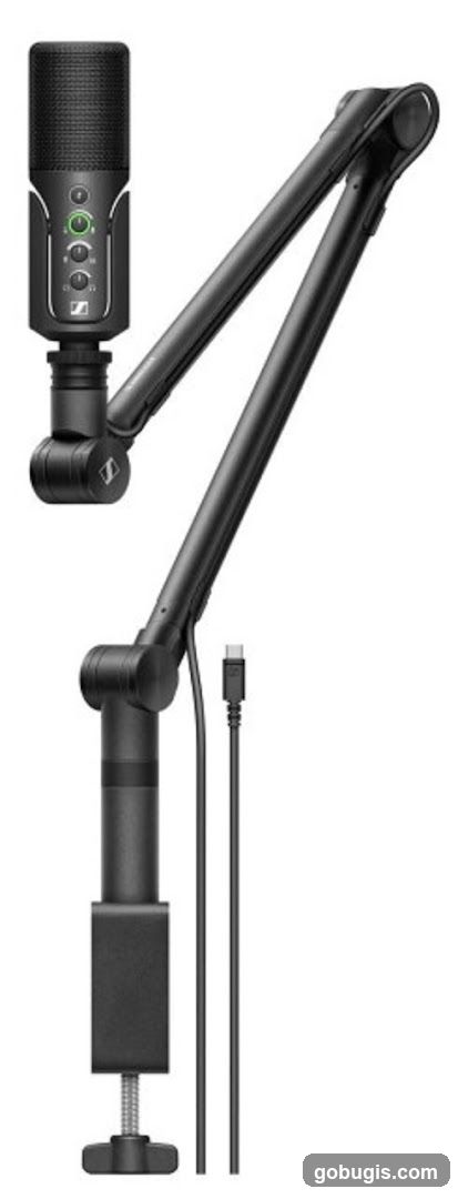Sennheiser Microphone with Boom Arm