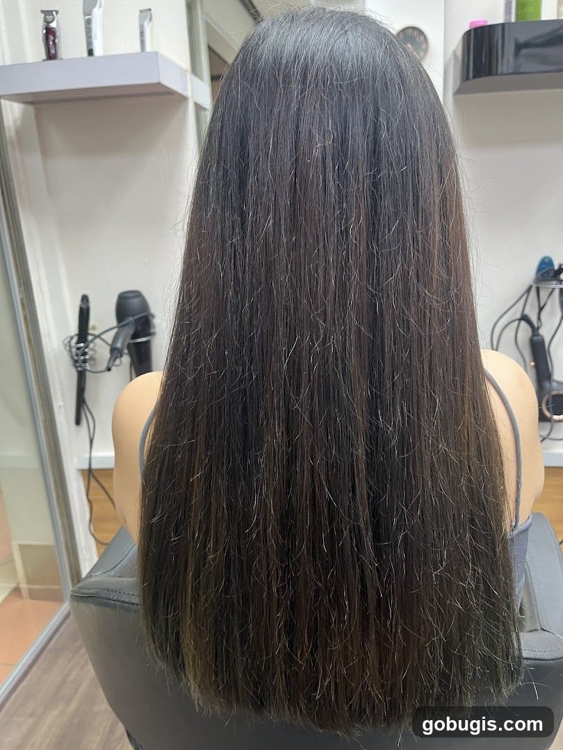 Woman with Long Dark Hair
