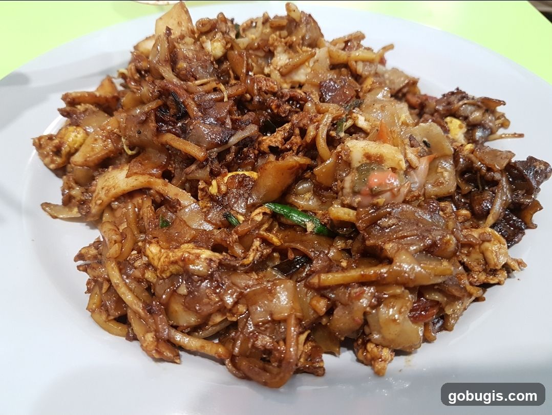 Plate of Char Kway Teow