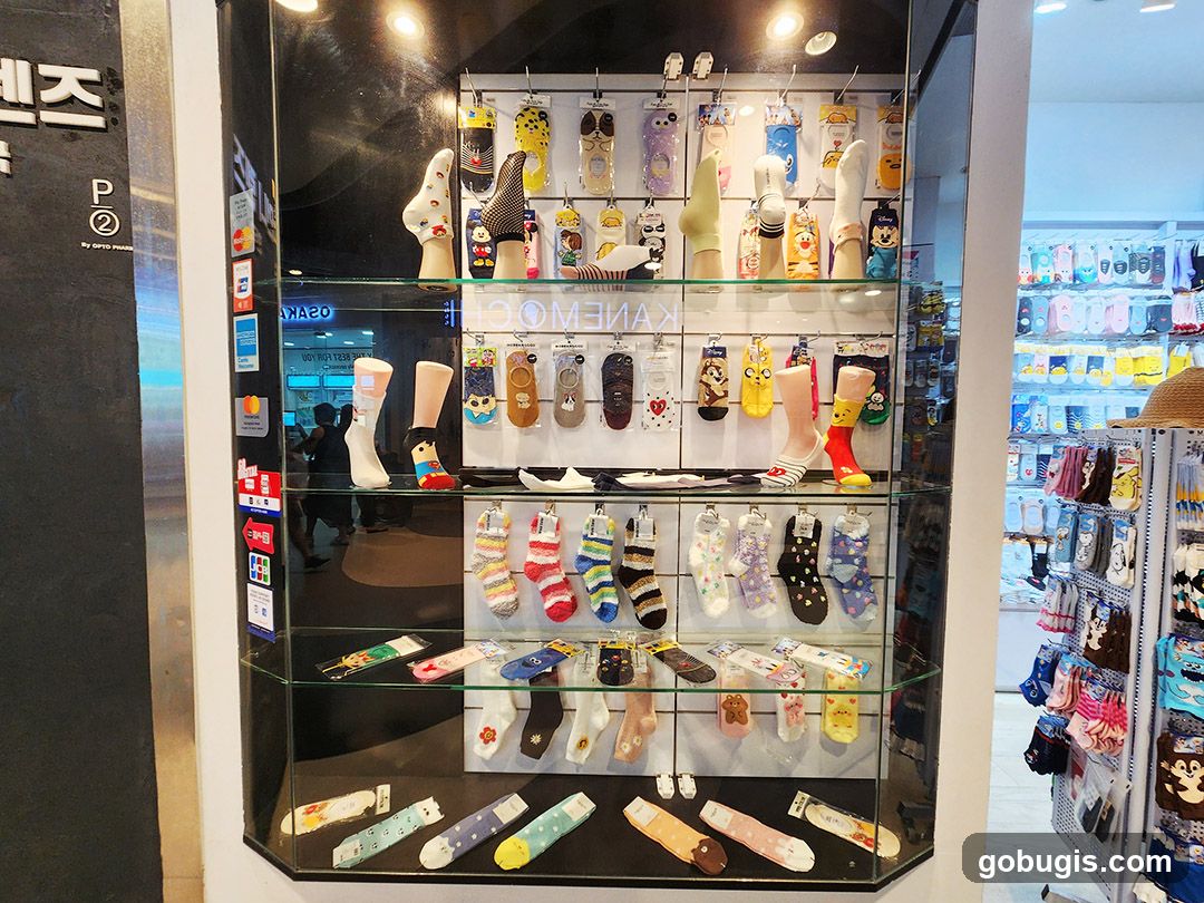 Display of Socks