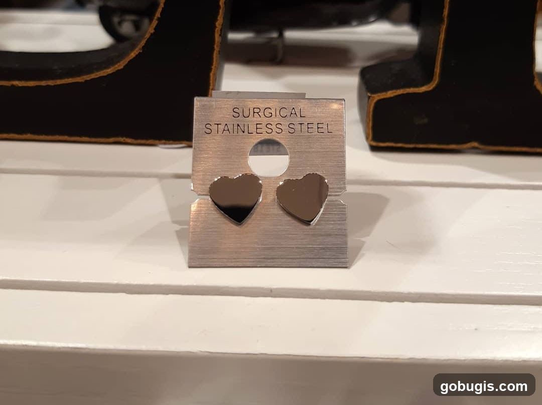 Heart-shaped earrings