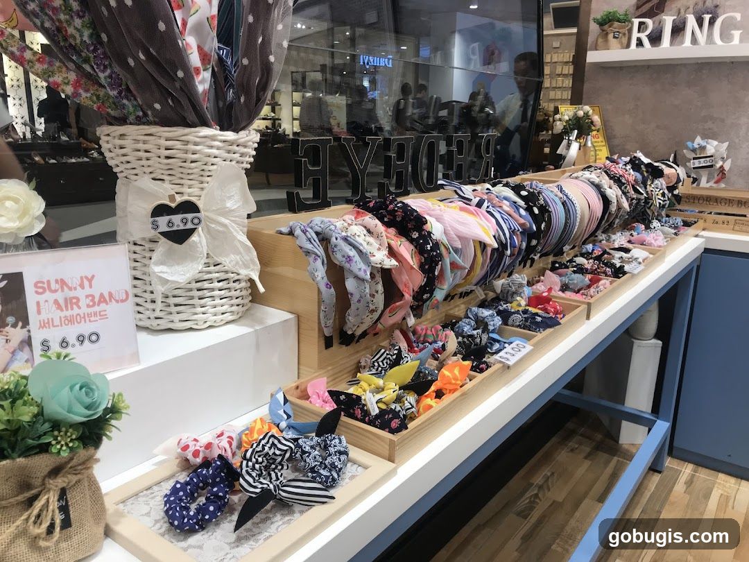 Hair Accessories Display