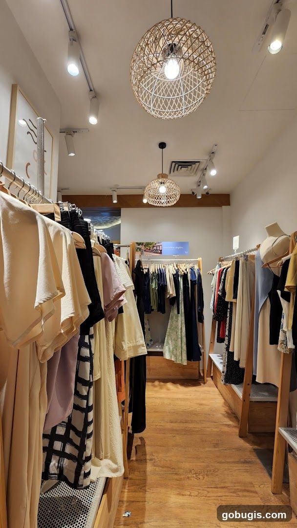 Clothing store interior