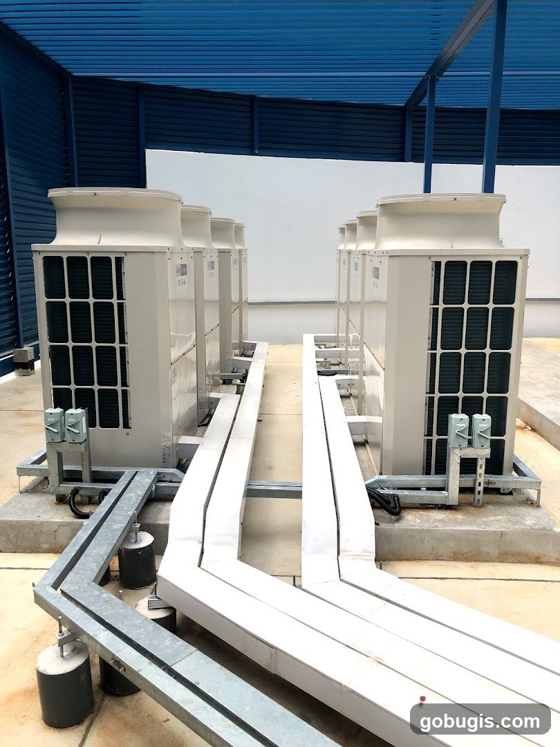 HVAC Units on Rooftop