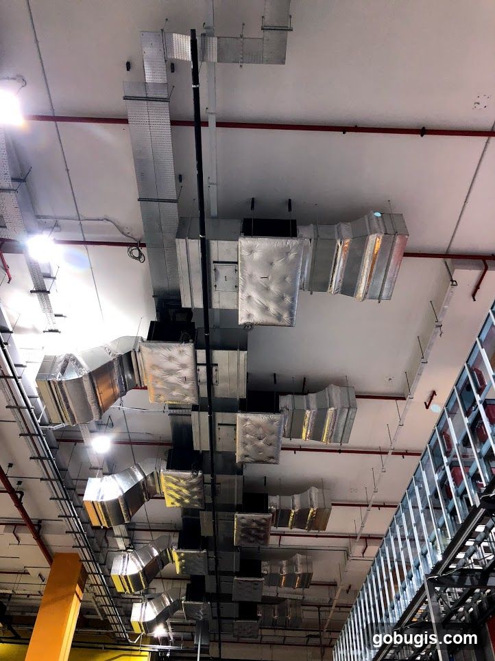 Exposed HVAC Ducts