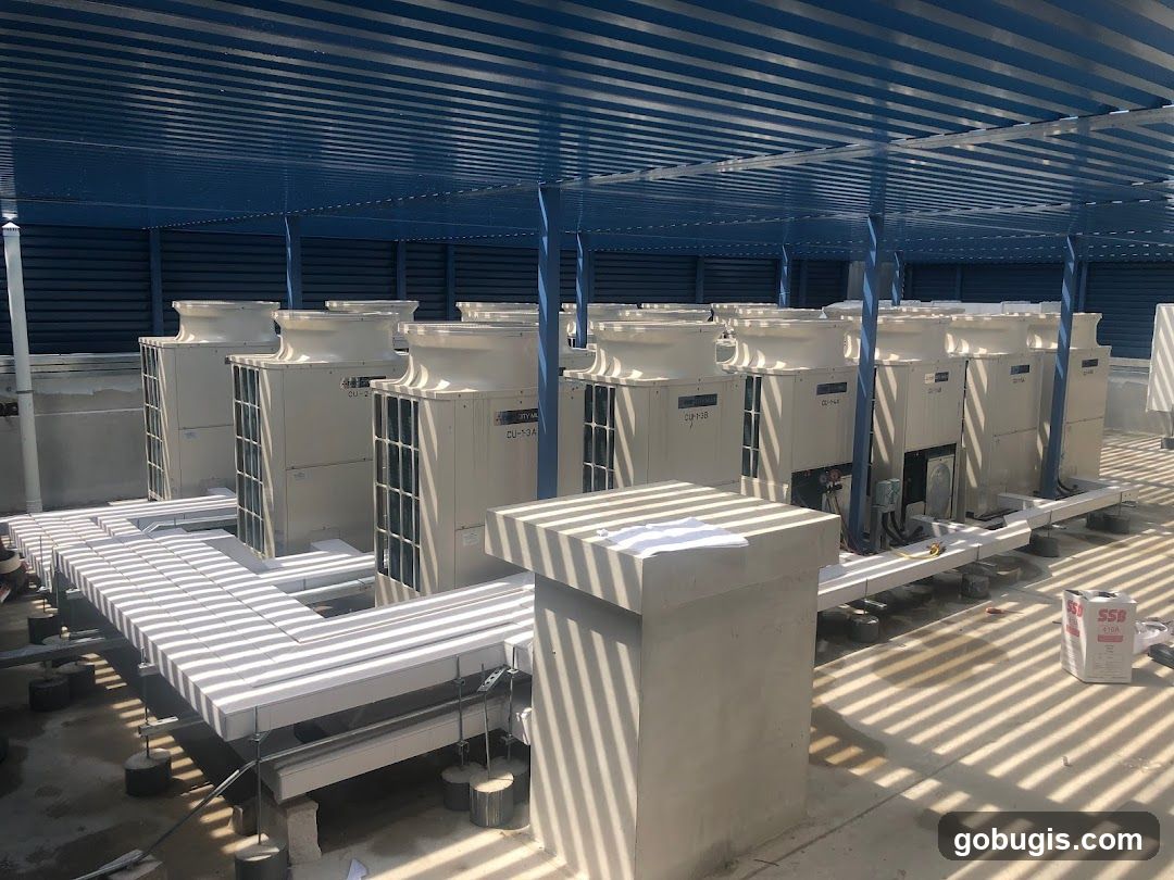 HVAC Units on Rooftop