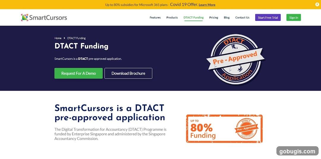 DTACT Funding Page