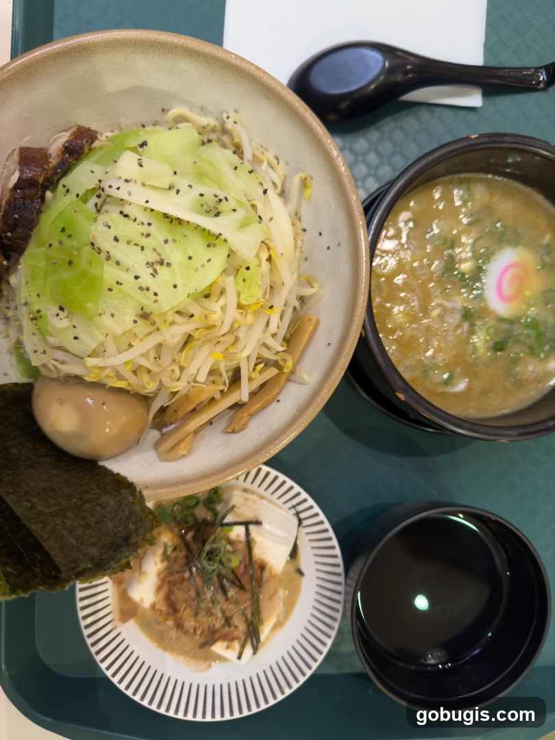 Ramen and Tofu Dish
