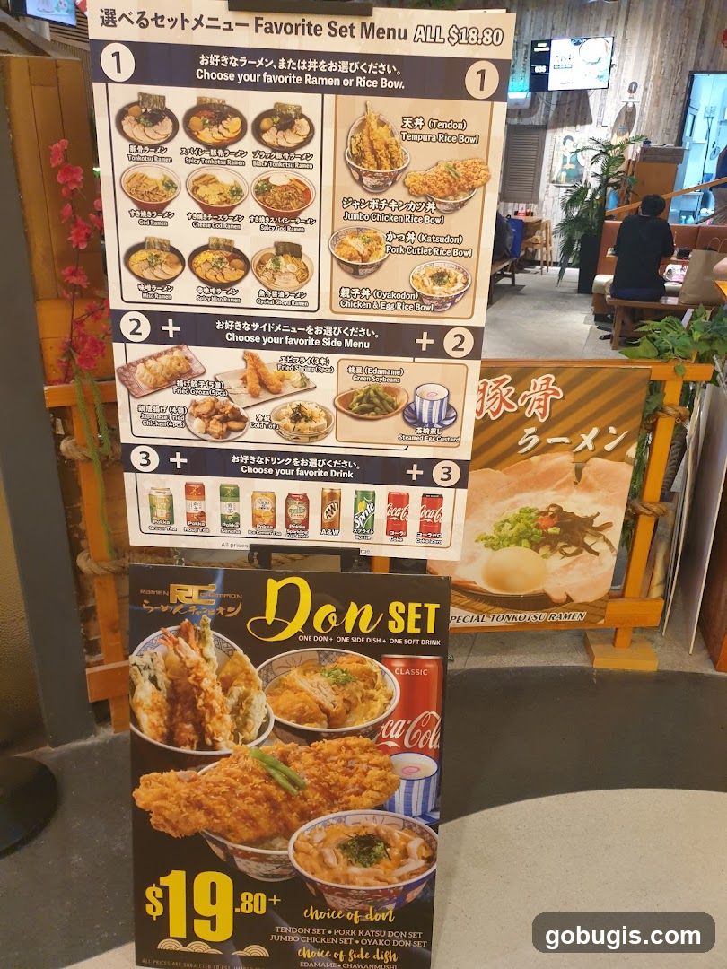 Favorite Set Menu