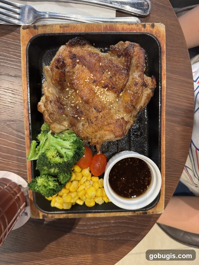 Grilled Chicken Steak with Sides