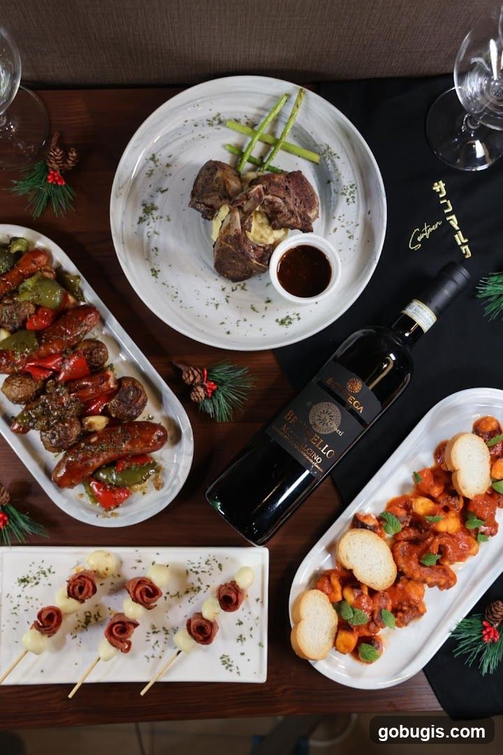 Christmas Dinner Spread