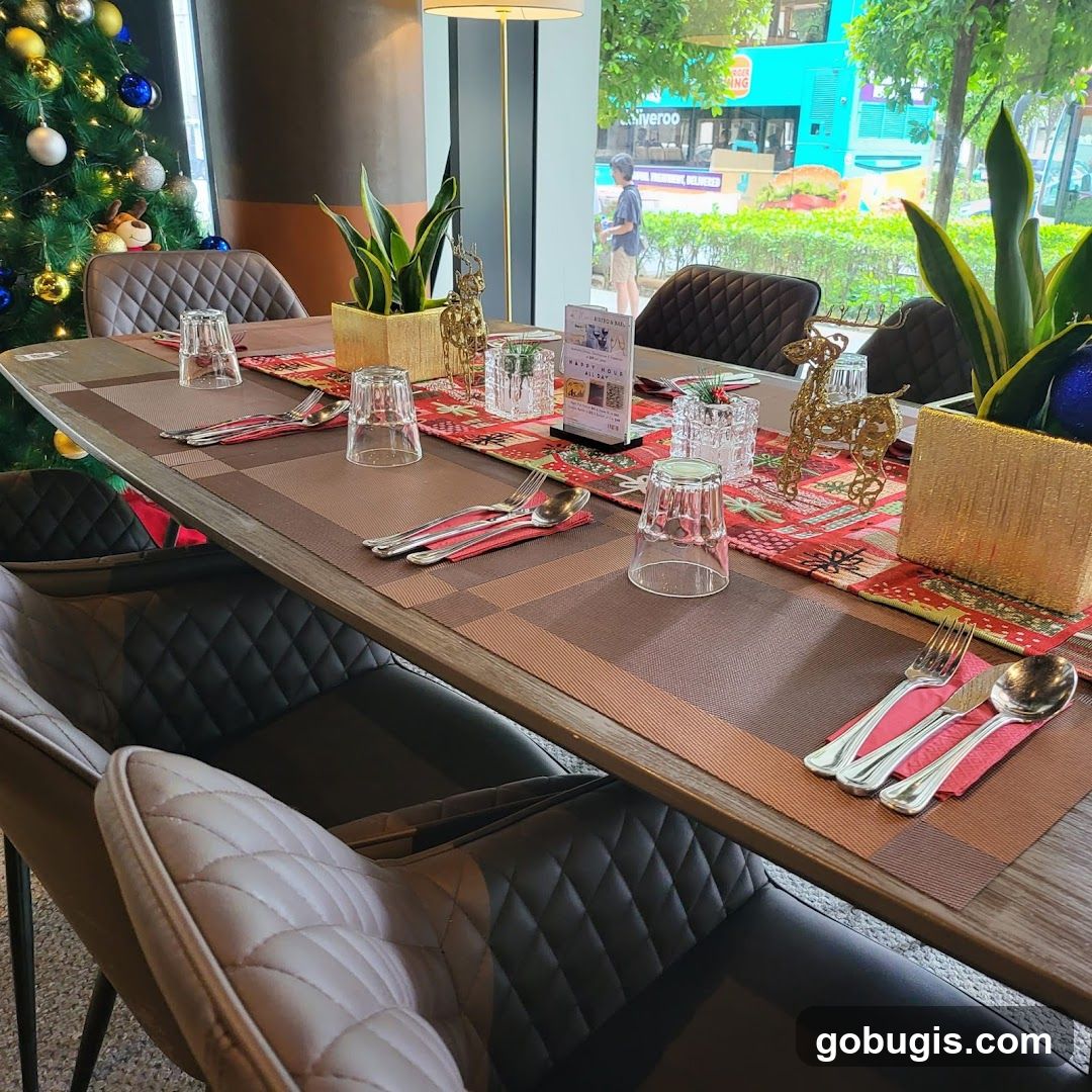 Festive Table Setting