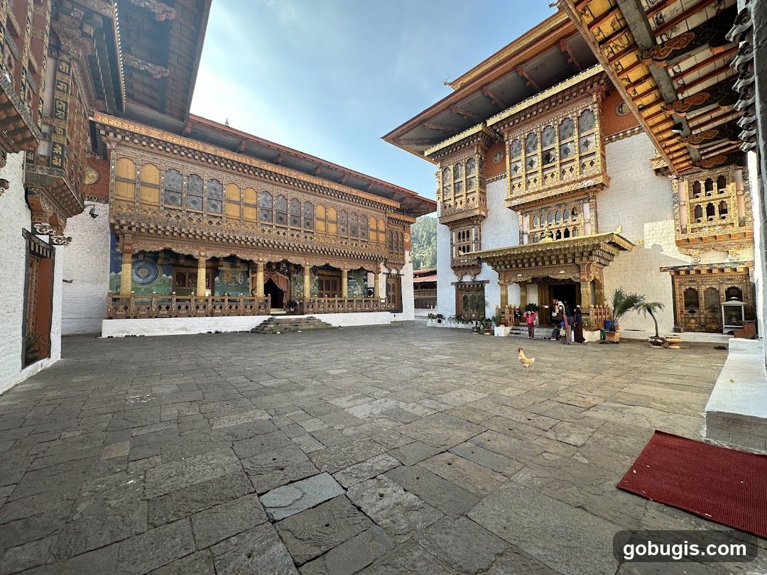 Courtyard of a Traditional Building