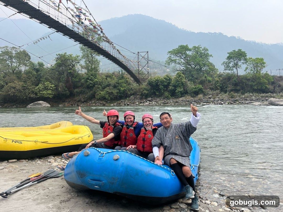 Rafting Group by River