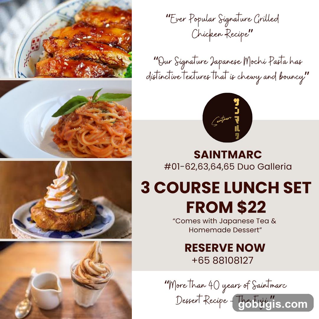 Saintmarc 3 Course Lunch Set