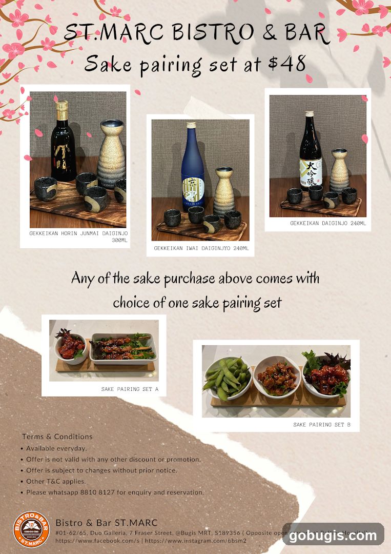 Sake Pairing Set Promotion