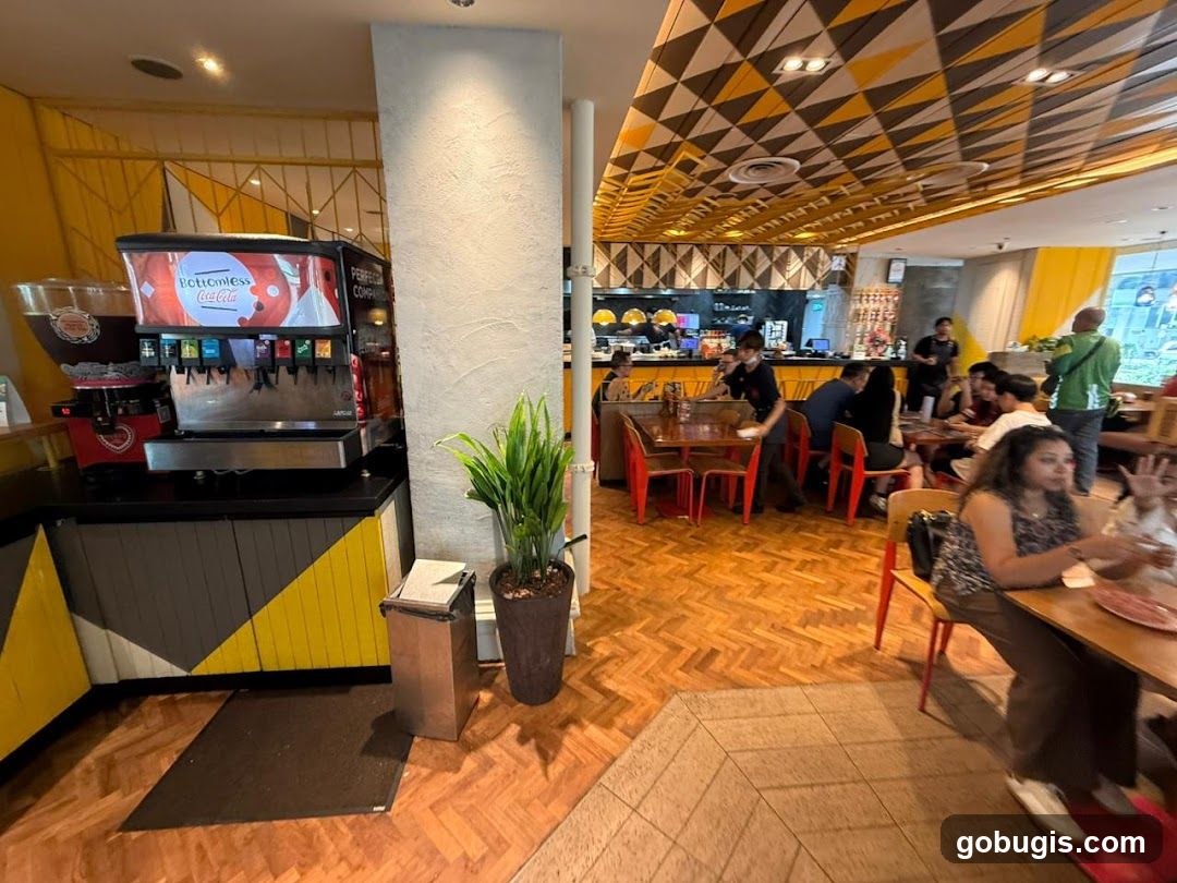 Restaurant Interior with Soda Fountain