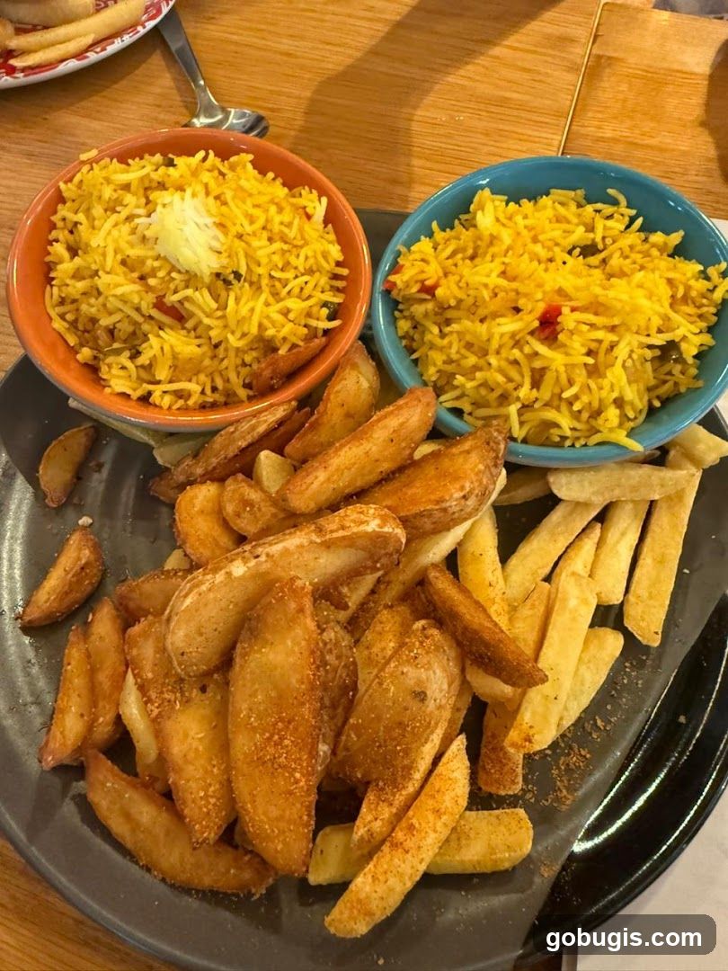Rice and Fries