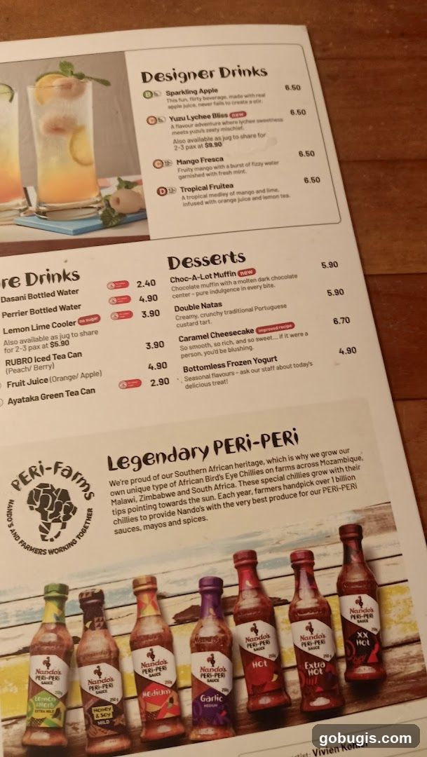 Designer Drinks & Desserts