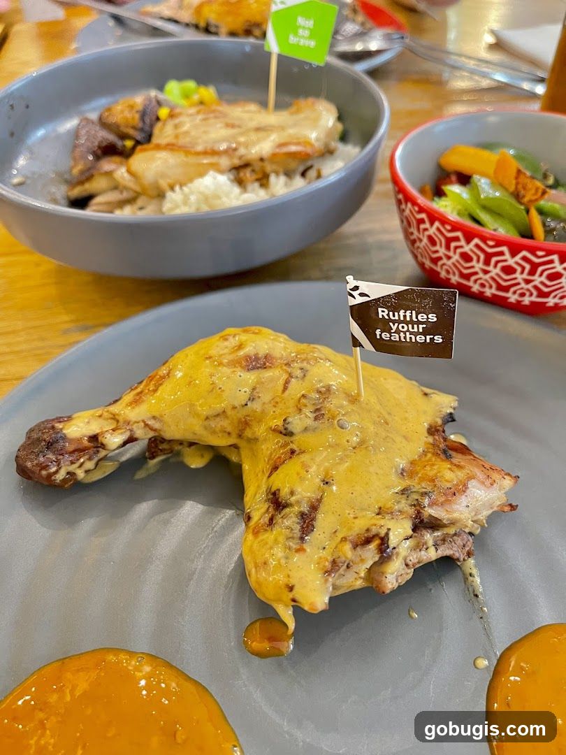 Chicken dish with sauce
