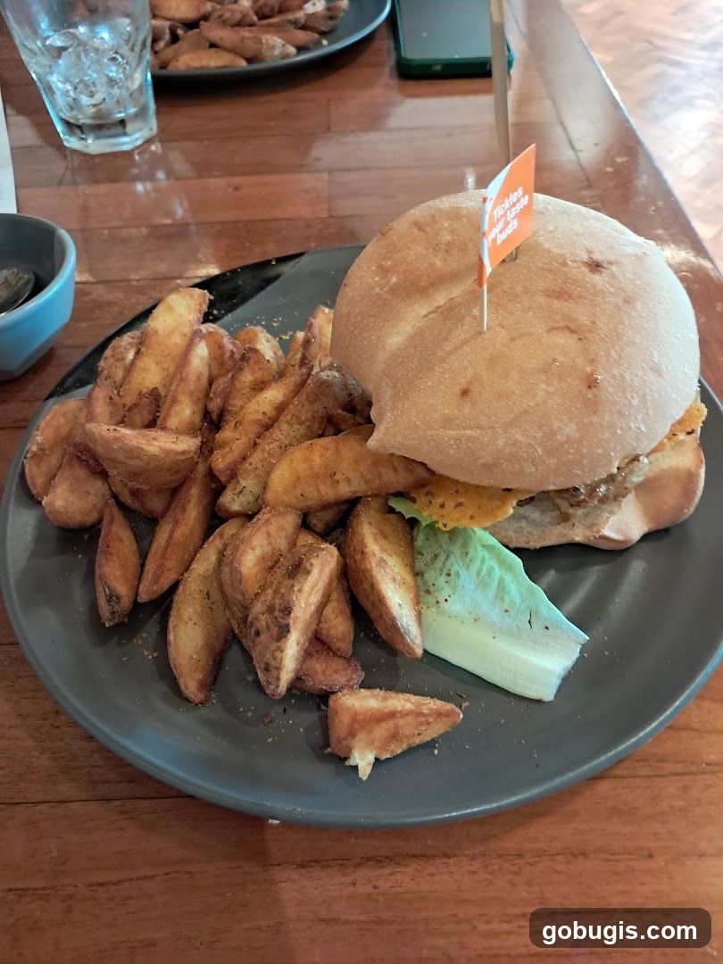 Burger and Fries