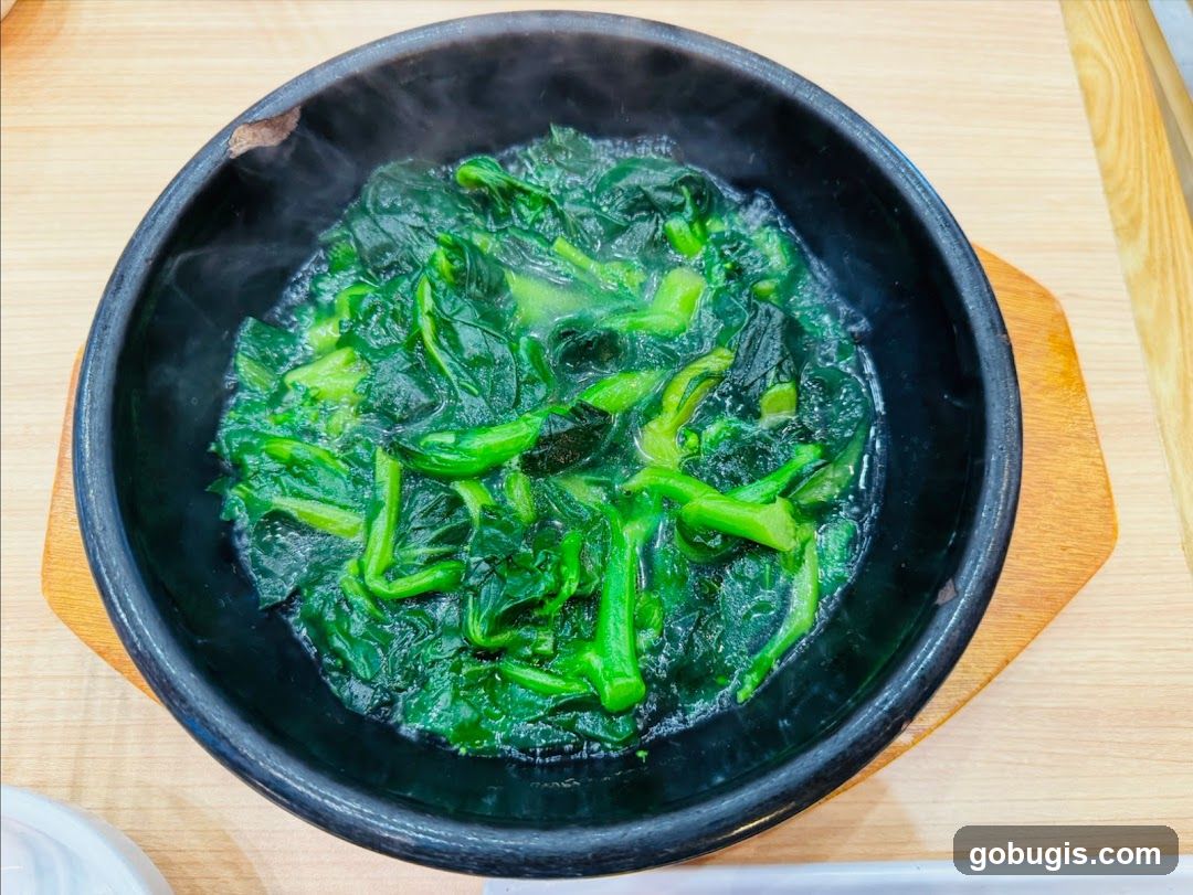 Steamed Greens
