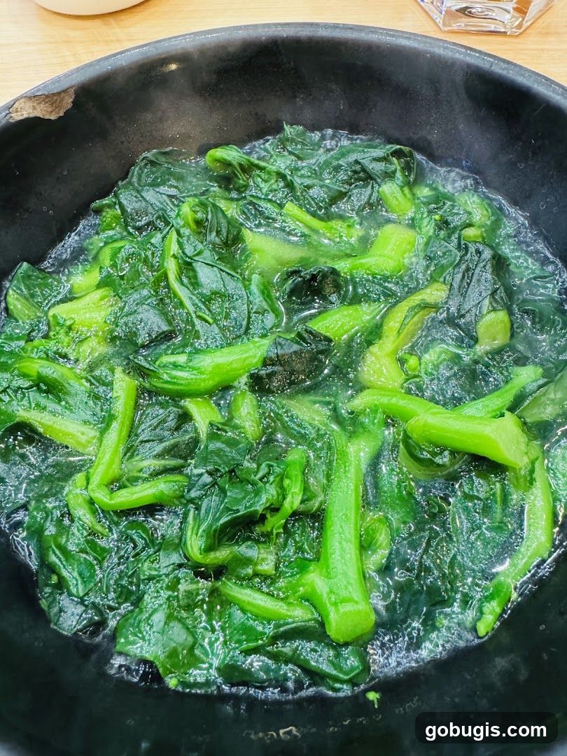 Steamed Greens